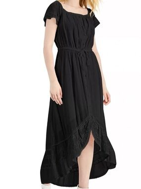 INC off the shoulder high low Maxi Dress